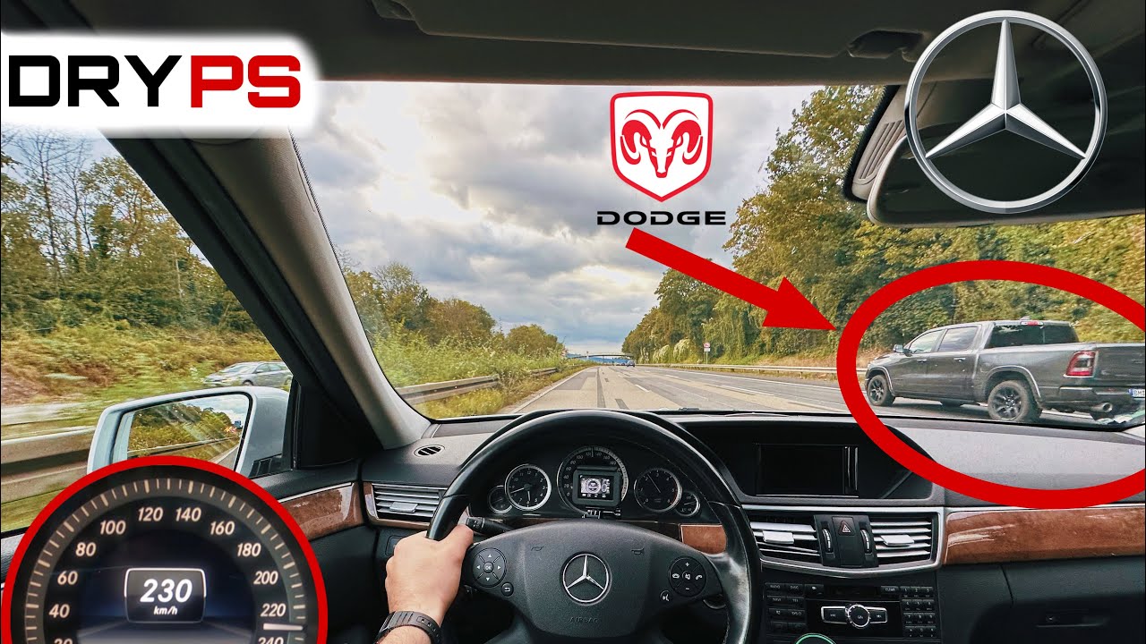 Mercedes-Benz E 200 CDI - W212 - TEST DRIVE on GERMAN AUTOBAHN