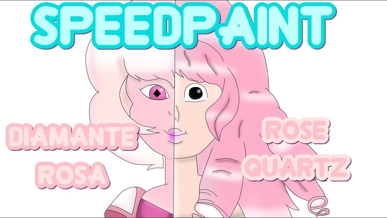 Desenhando A Rose Quartz / Pink Diamond - Steven Universe