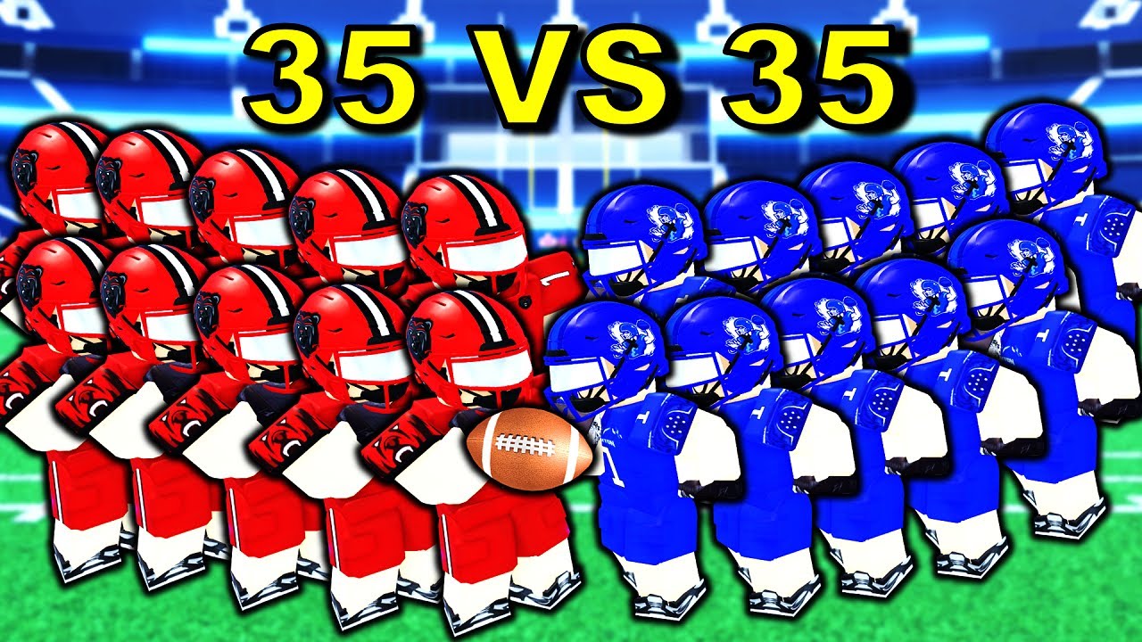 LARGEST GAME of Ultimate Football EVER! (35v35)