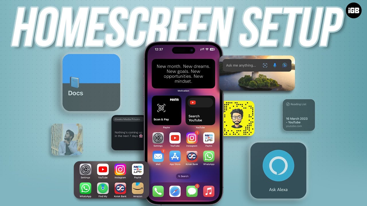iPhone Home Screen Setup Guide 2024 🔥 Widgets, Apps Icons & More📱