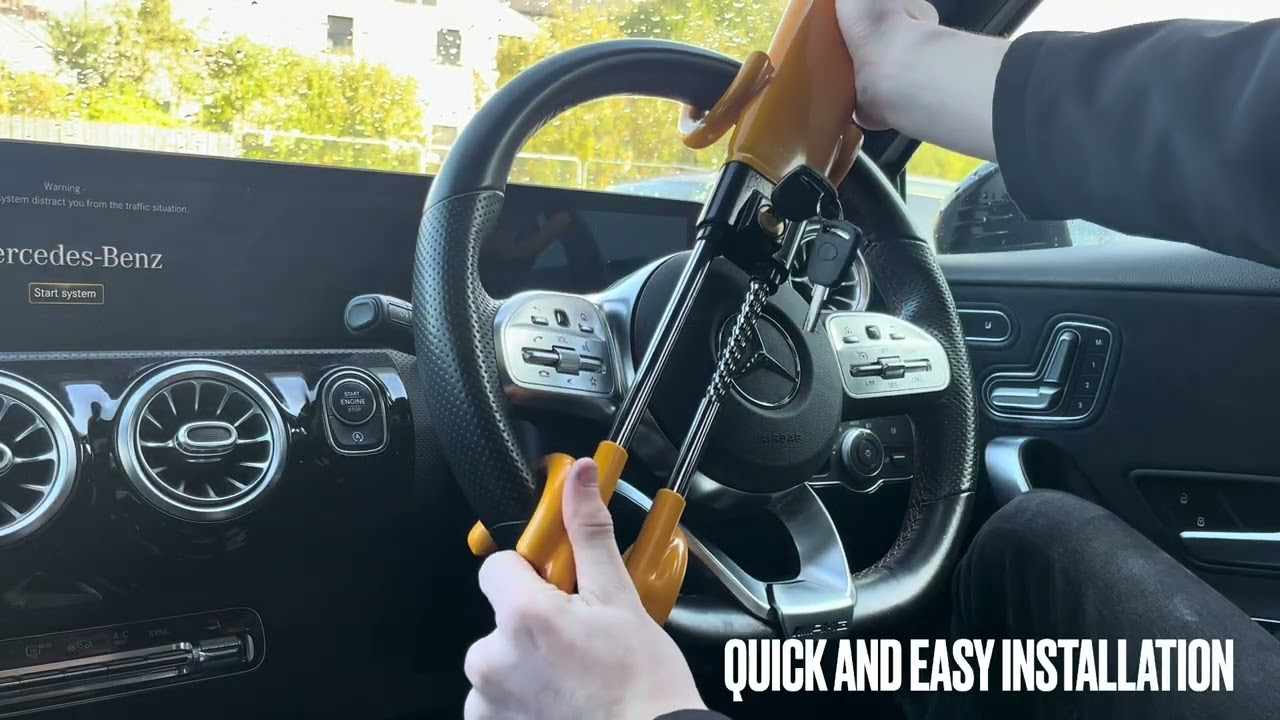Xtremeauto Twin Bar Steering Wheel Lock - Installation & Product Overview