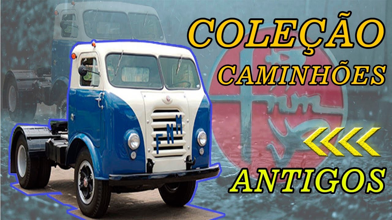 Uma incrível COLEÇÃO CAMINHÕES ANTIGOS, marcas como FNM, Ford Caminhões e Caminhões International.