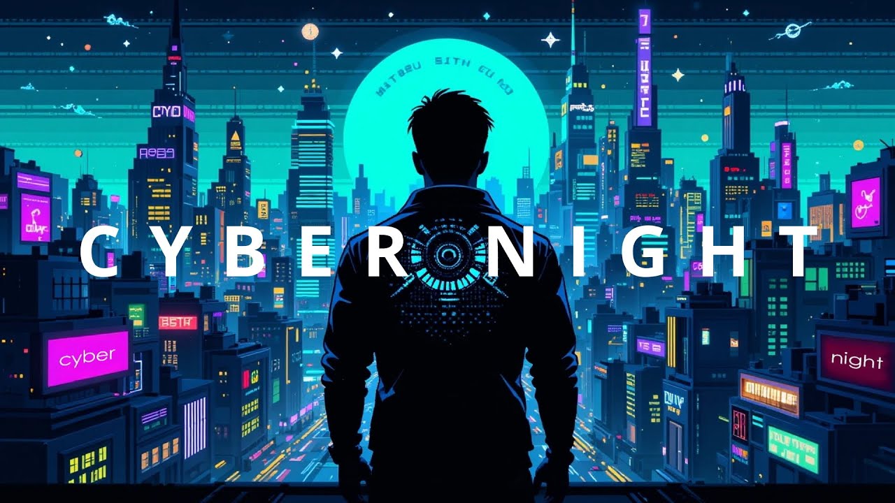 🎵 CYBER NIGHT   🎮  Retro Game Music 🎵