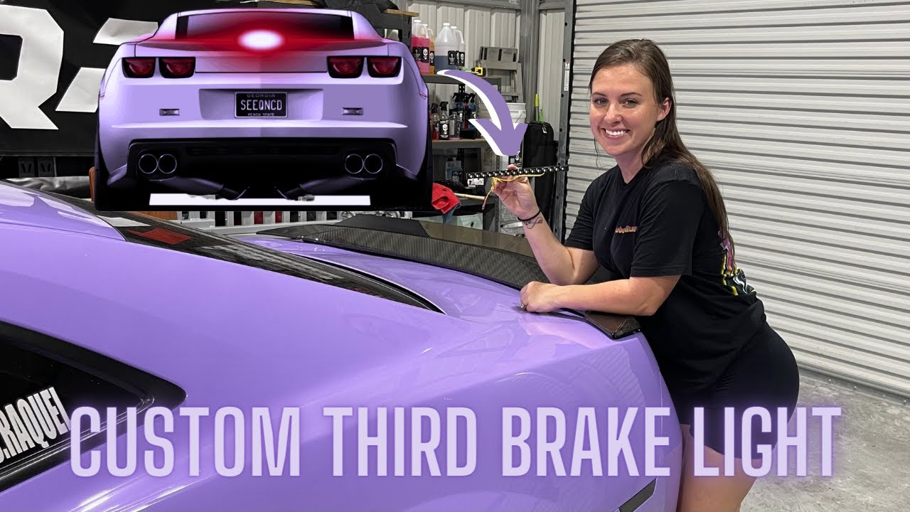 CUSTOM THIRD BRAKE LIGHT (Camaro 2010-13 install)