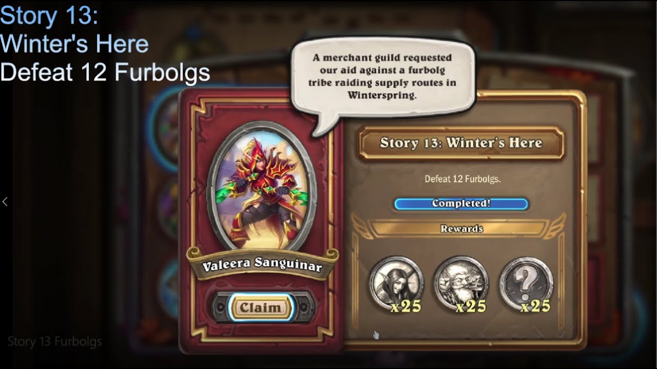 Hearthstone Mercenaries Story 13: Defeat 12 Furbolgs (FAST)