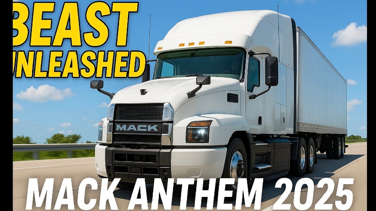 All new 2025 MACK Anthem Semi Truck Review | Built for American Roads & Long Hauls!