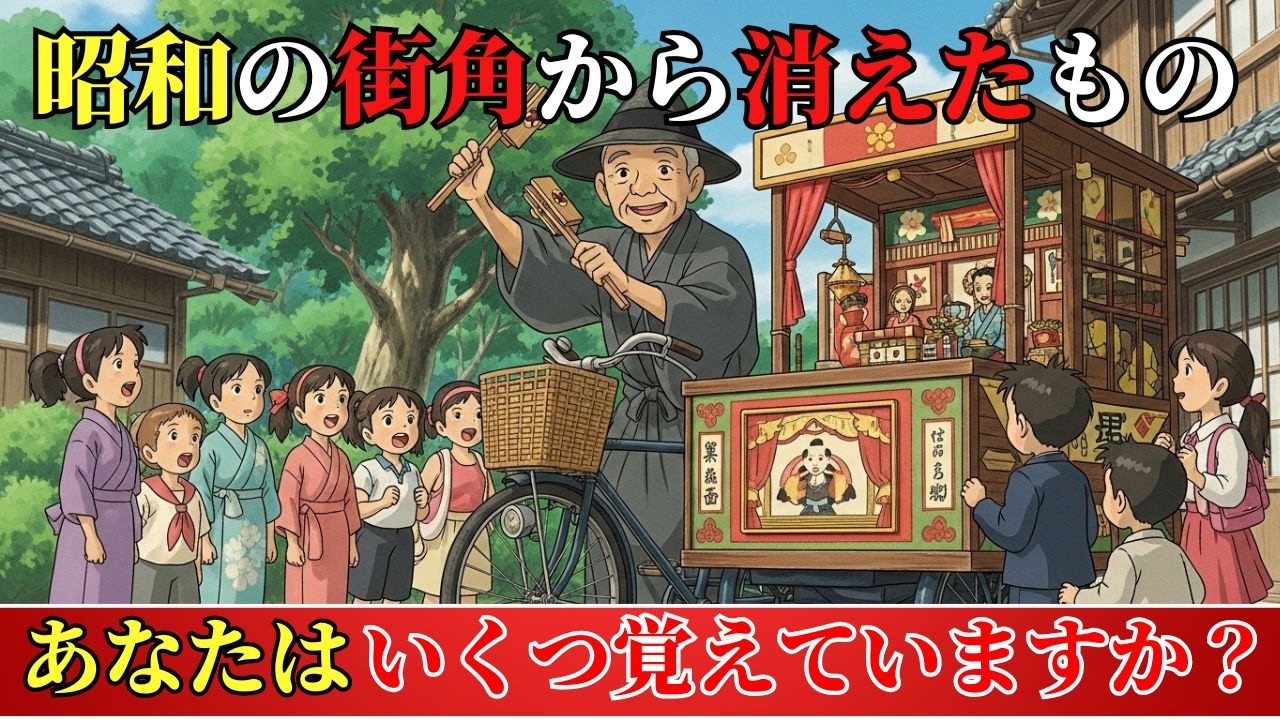 昭和の街角から消えたもの、あなたはいくつ覚えていますか？