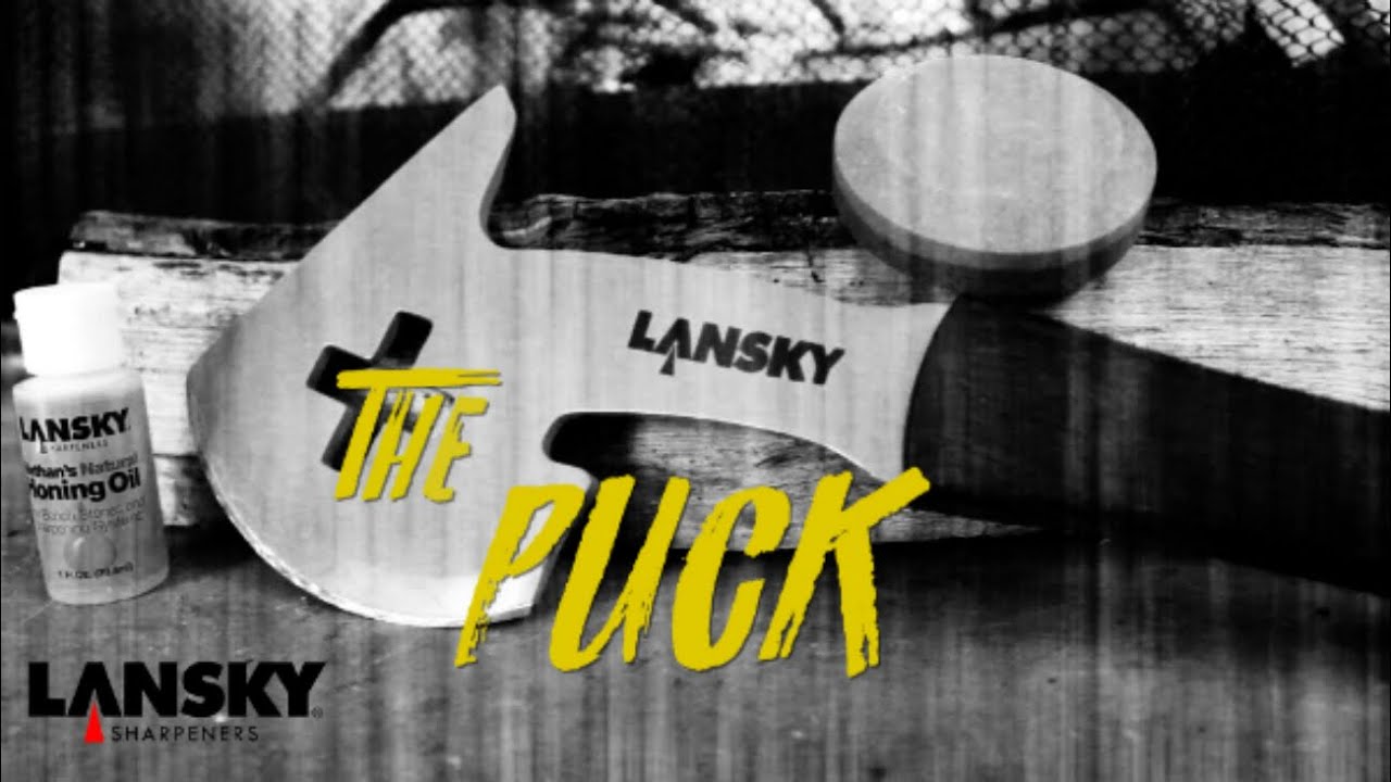 How to Sharpen an Axe with the Lansky Puck