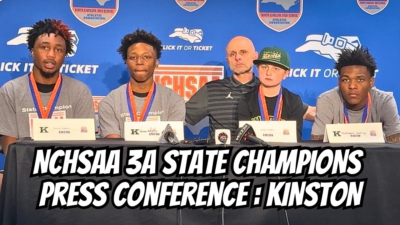 2025-26 NCHSAA 3A State Champions Press Conference: KINSTON HIGH
