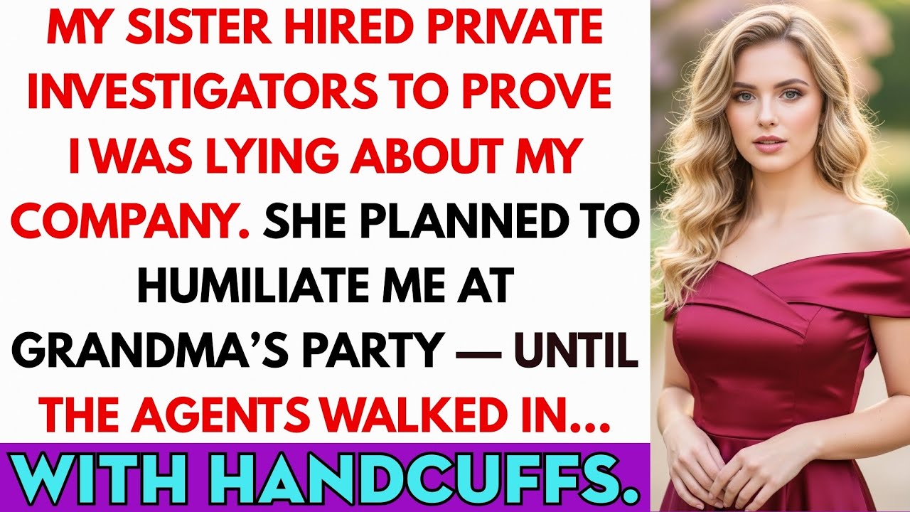 My Sister Hired Private Investigators to Prove I Was Lying And Accidentally Exposed Her Own Fraud...
