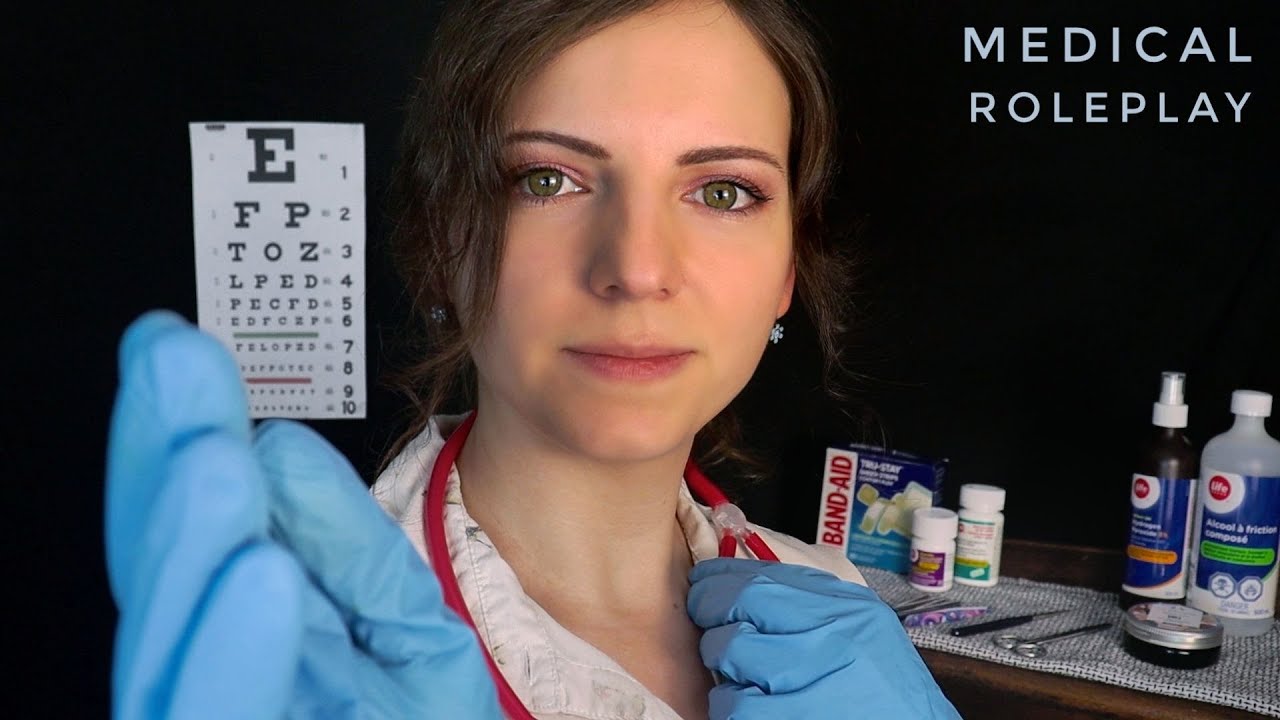 ASMR | Full Cranial Nerve Exam, Scalp Check, Eye Exam 🩺 Soft Spoken Medical Roleplay