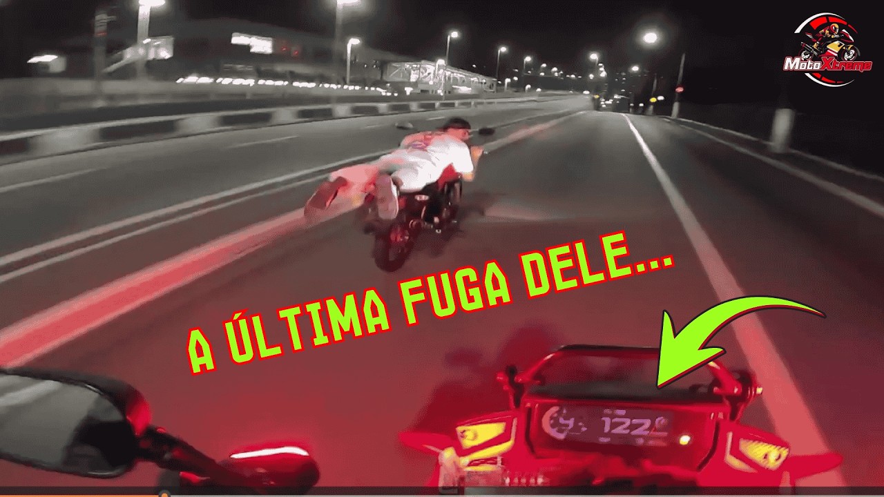🏍️ 1 HORA das FUGAS de MOTO Mais INSANAS J&aacute; Gravadas! 🚓
