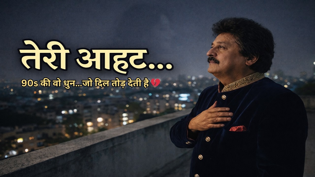 तेरी आहट… | दिल को छू जाने वाली दर्द भरी ग़ज़ल | 90s Ghazal Mood | Ehsaas Verse #ghazal #ghazals