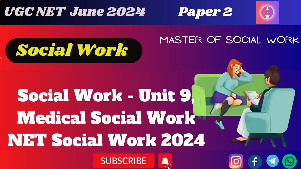 Medical Social Work| UGC NET 2024 Social Work | Manjari Tiwari
