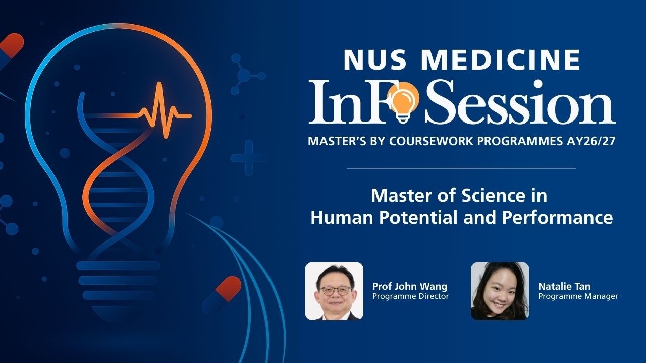 Unlock potential. Elevate Performance | MSc in Human Potential & Performance   Info Session AY26/27