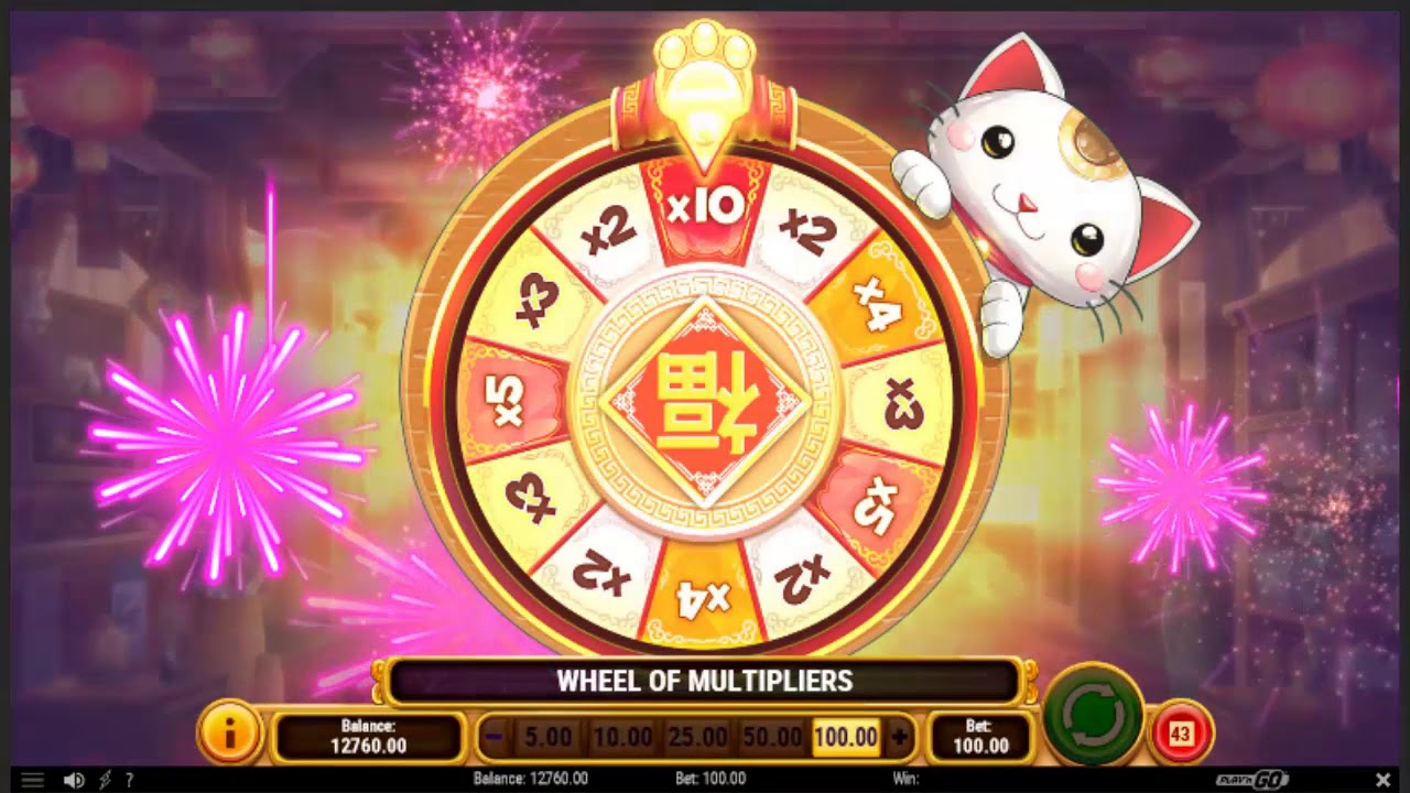 BIG WIN On Big Win Cat Slot Machine from Play'n Go