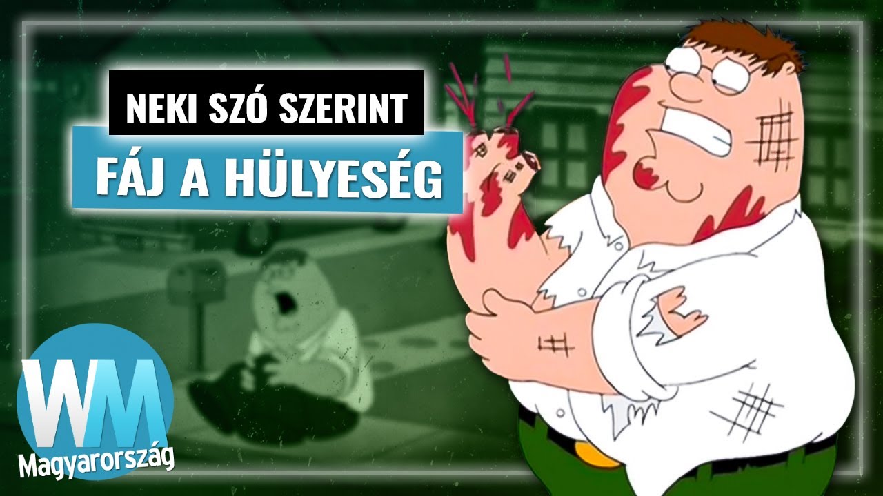 Top 10 legviccesebb Peter Griffin sérülés
