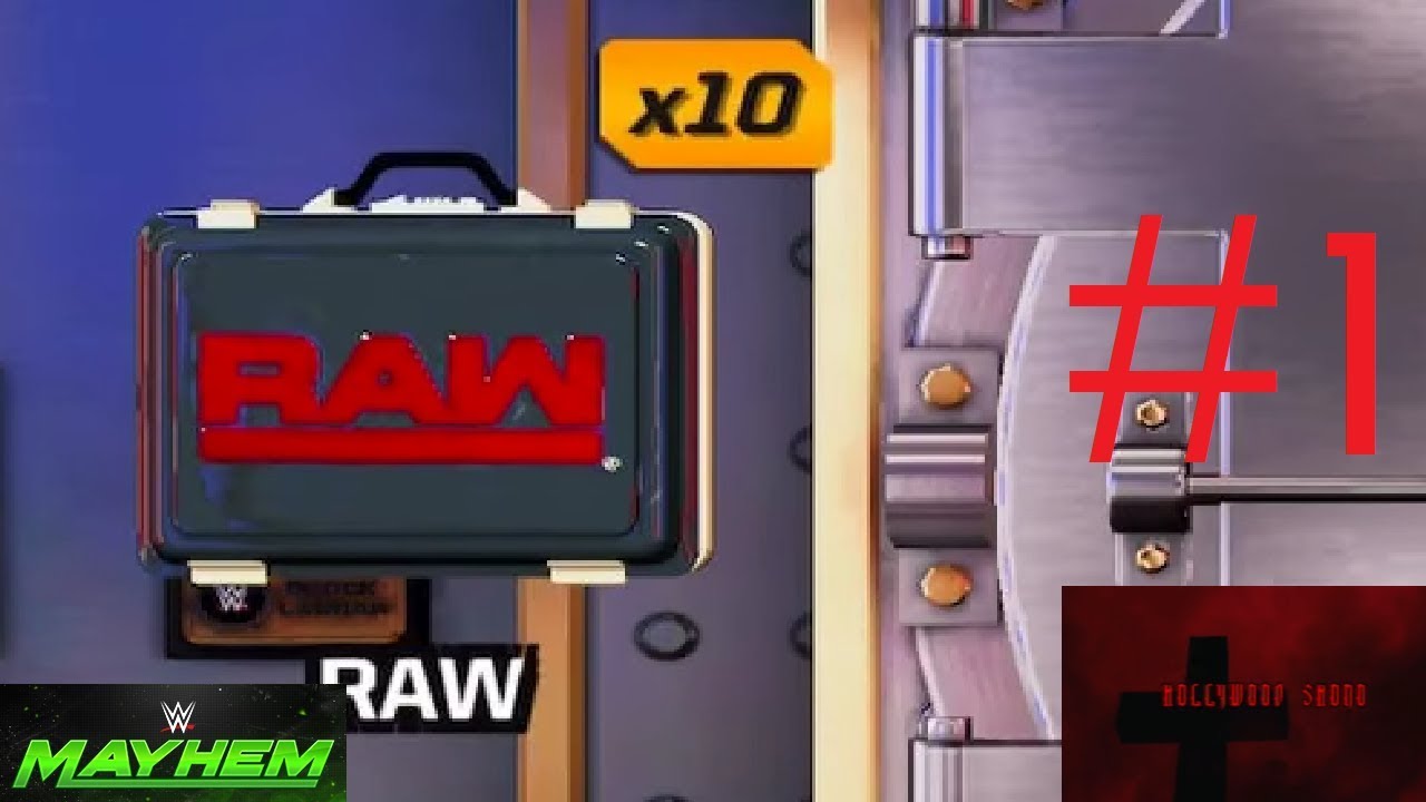 WWE Mayhem - 10 RAW Cases #1