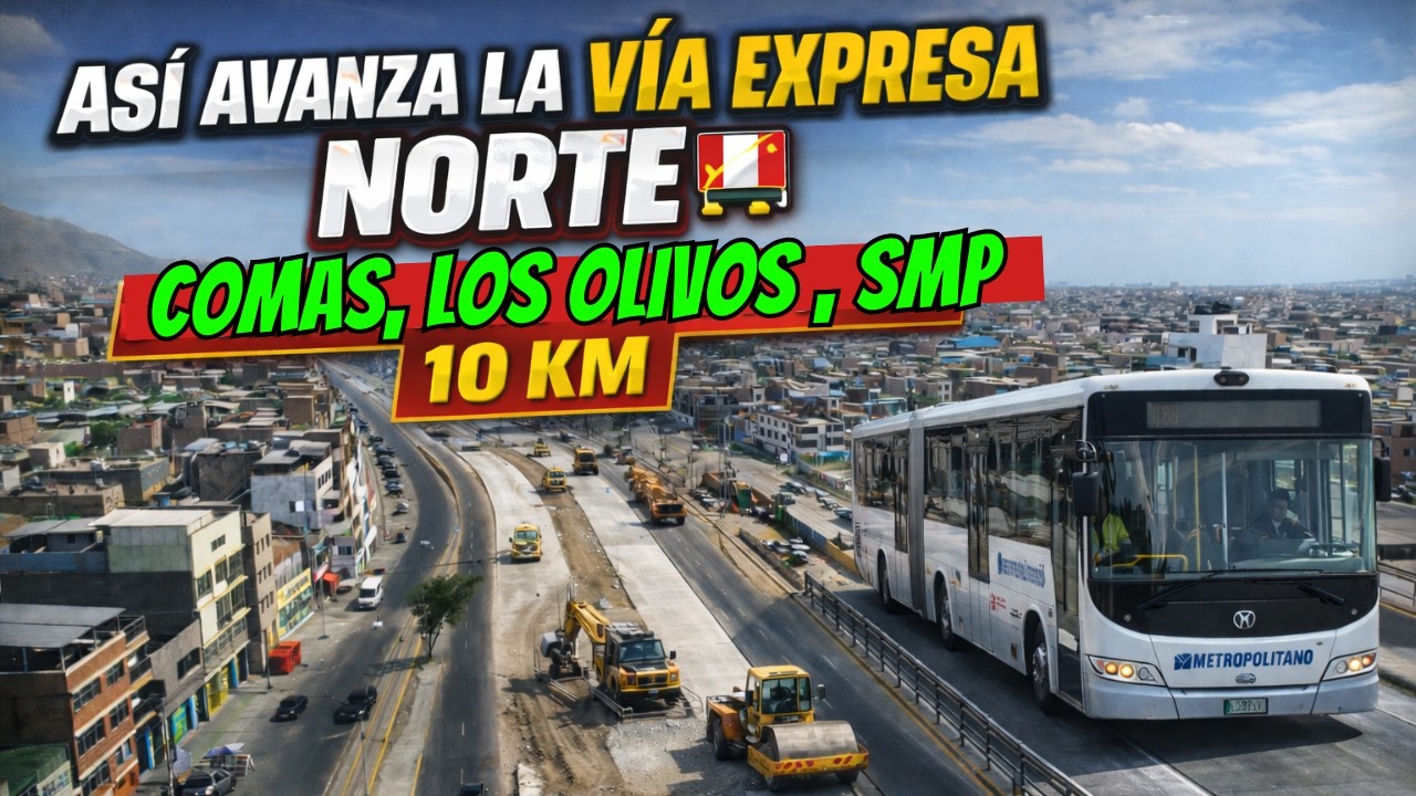 Más de 10 km Vía Exp. Norte  en Av, UNIVERSITARIA.