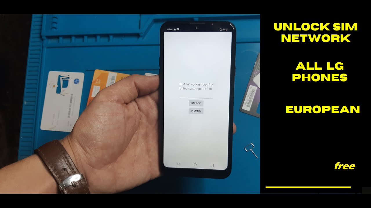 UNLOCK NETWORK PIN ALL LG PHONES EUROPEAN FOR FREE .