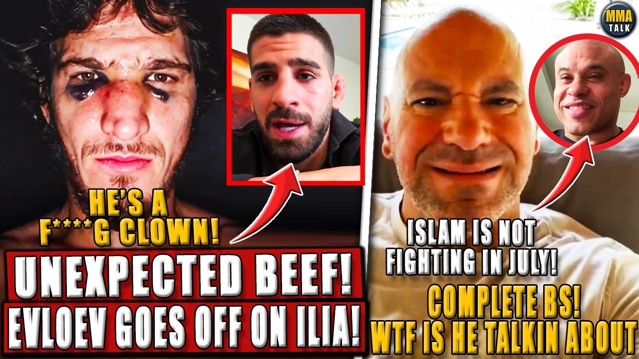 Movsar Evloev GOES OFF on Ilia Topuria! Dana SHUTS DOWN Abdelaziz's CLAIMS about Islam's NEXT FIGHT!