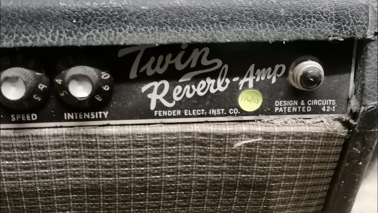 Two fantastic axes 🎸from Fender & Gibson into a 1964 Twin Reverb