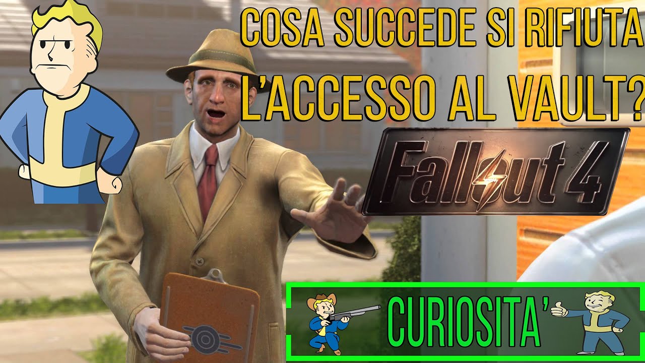 Fallout 4 - Cosa succede se si rifiuta l'accesso al Vault parlando con il Rappresentante Vault-Tec?