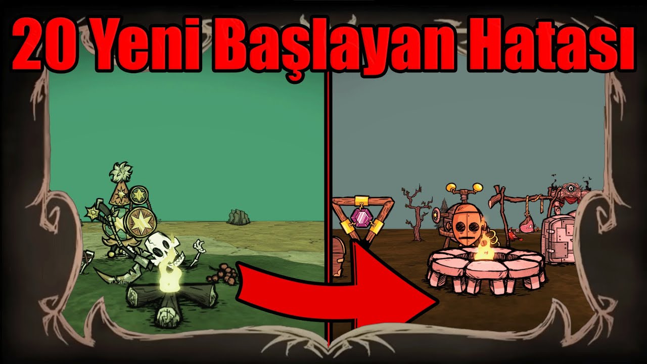 Don't Starve Together 20 Yeni başlayan hatası!
