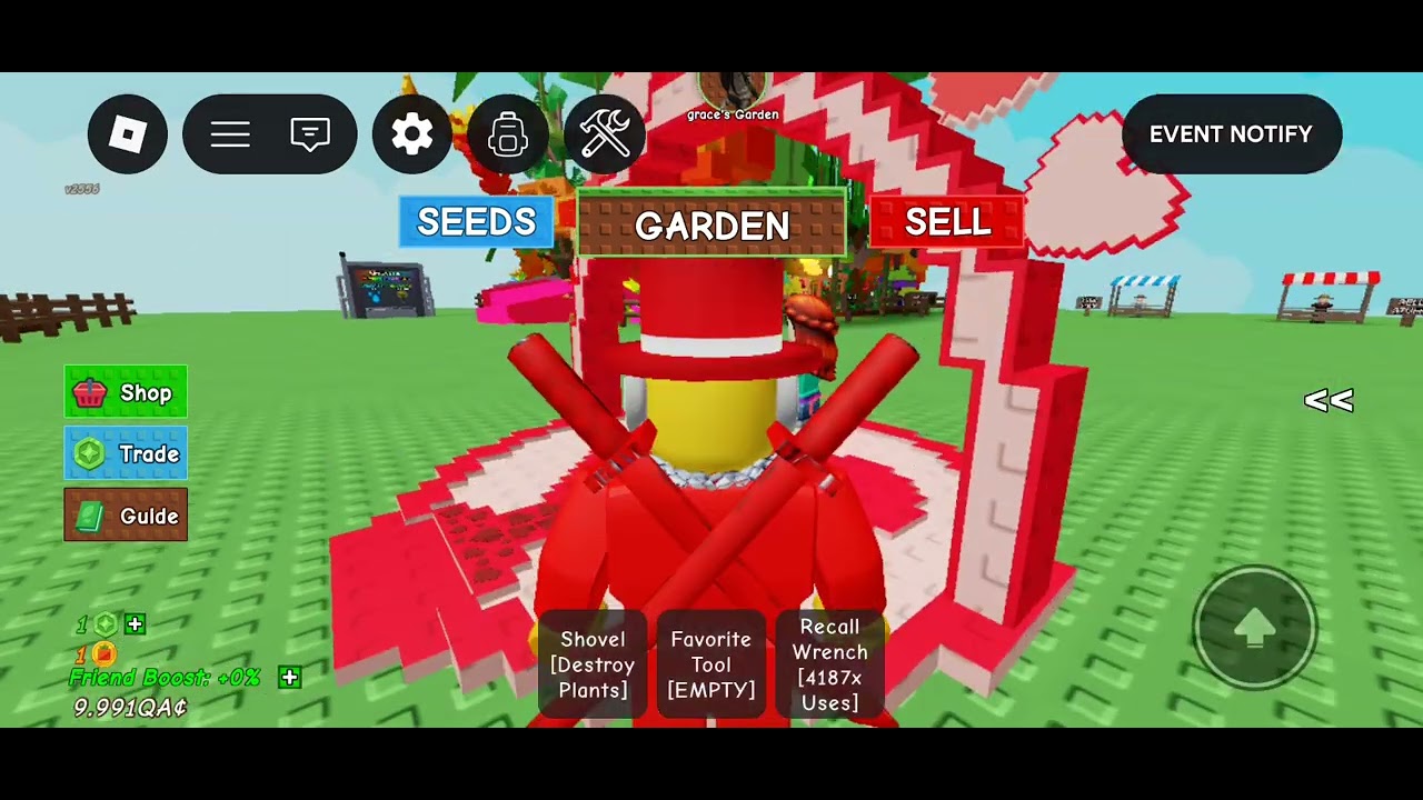 Update grow a garden