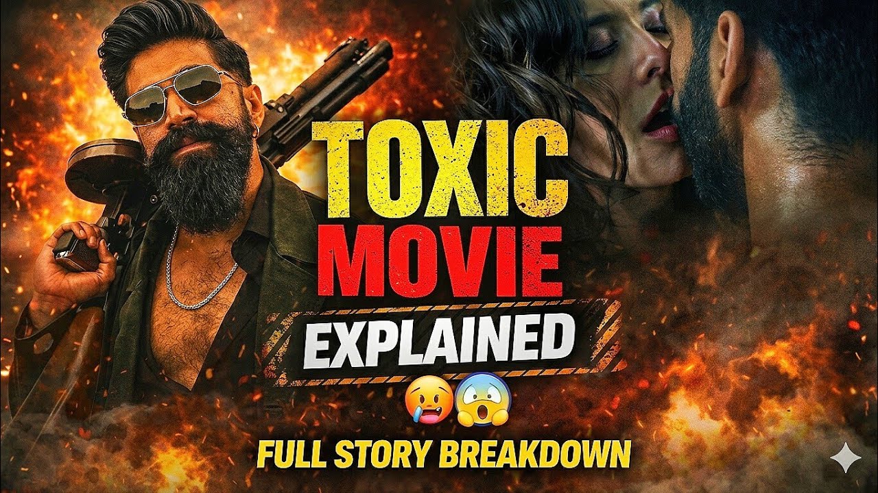 Toxic (2026) Movie Explained in Hindi | Yash ka Sabse Dangerous Role 😱 Full Story