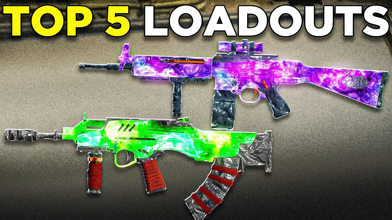 TOP 5 *META* ASSAULT RIFLE LOADOUTS in WARZONE! 👑 (Warzone Best Class Setups) - BO6