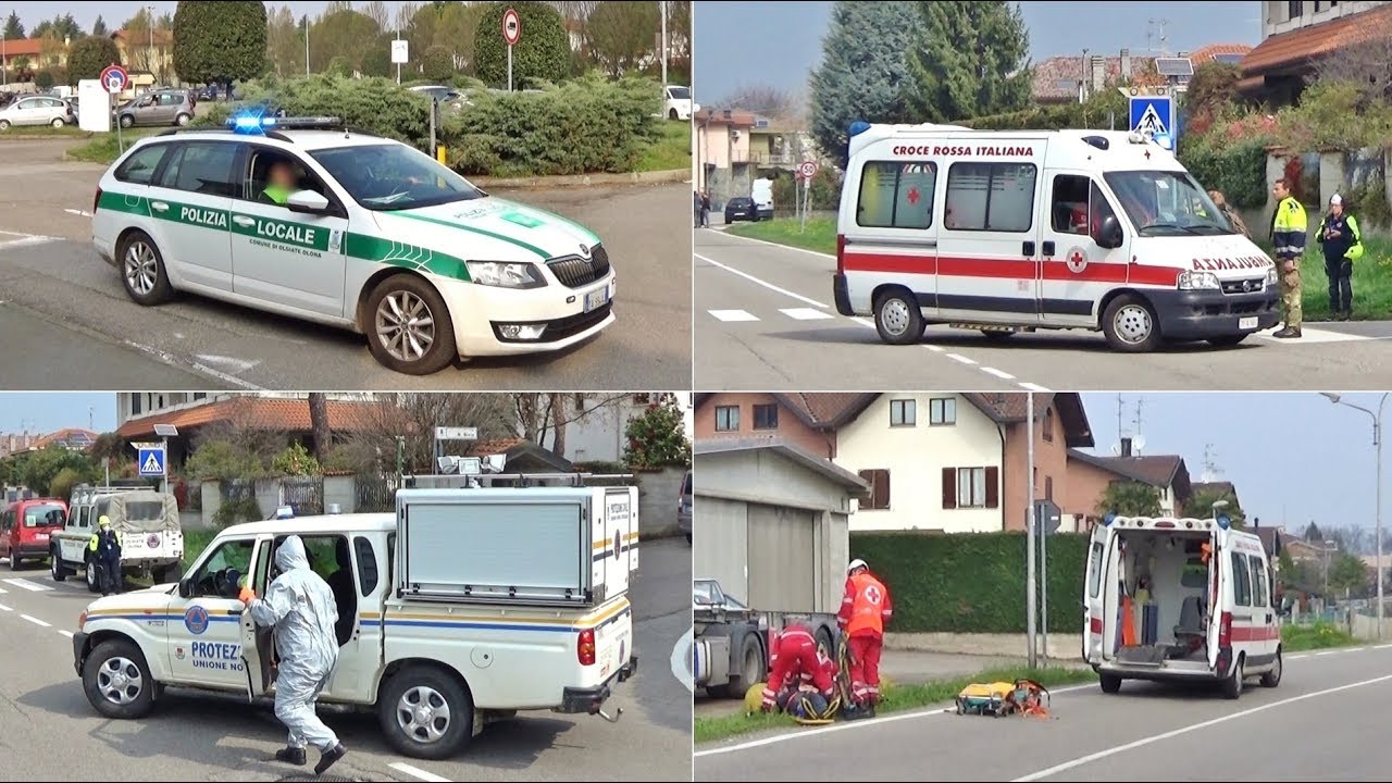 Brughiera 2018 - Simulazione di Protezione Civile intervento NBCR a Olgiate Olona