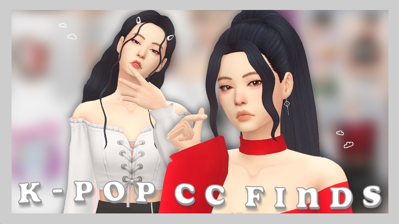 K-POP CC FINDS 🎤 | Los Sims 4 Contenido Personalizado Haul | Maxis Match