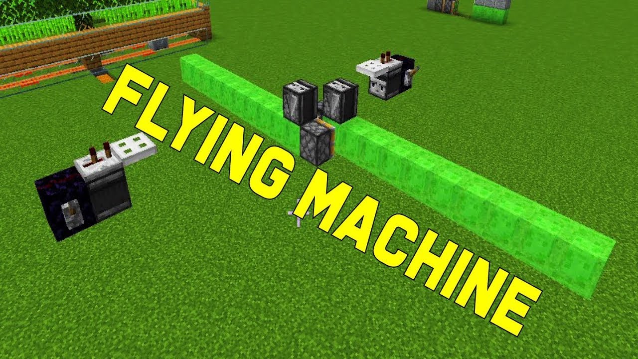 Flying Machine Minecraft 1.21 in 2 Minutes | How to Make a 2-way Slime Block Flying Machine