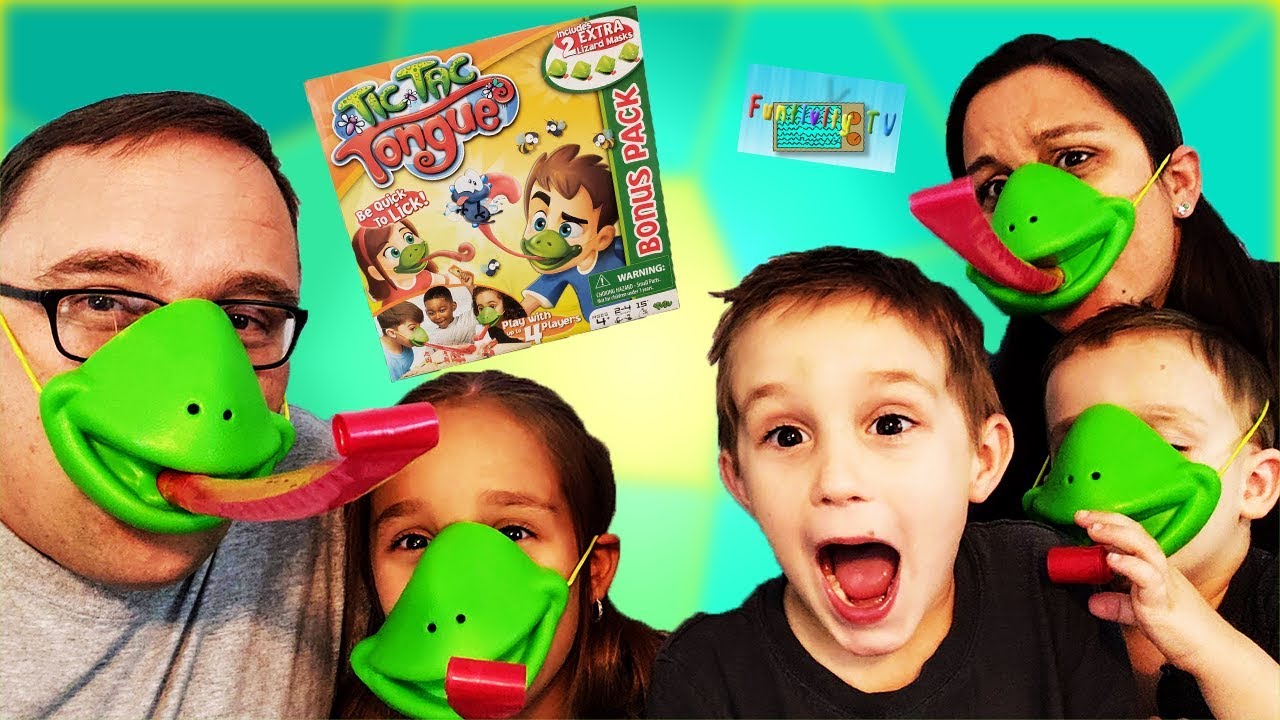 Tic Tac Tongue - Hilarious Family Game Night! Toy Review