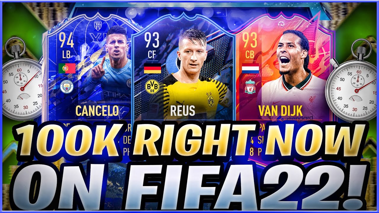 HOW TO MAKE 100K COINS NOW ON FIFA 22 EASIEST WAY TO MAKE COINS ON FIFA 22 BEST TRADING METHODS!