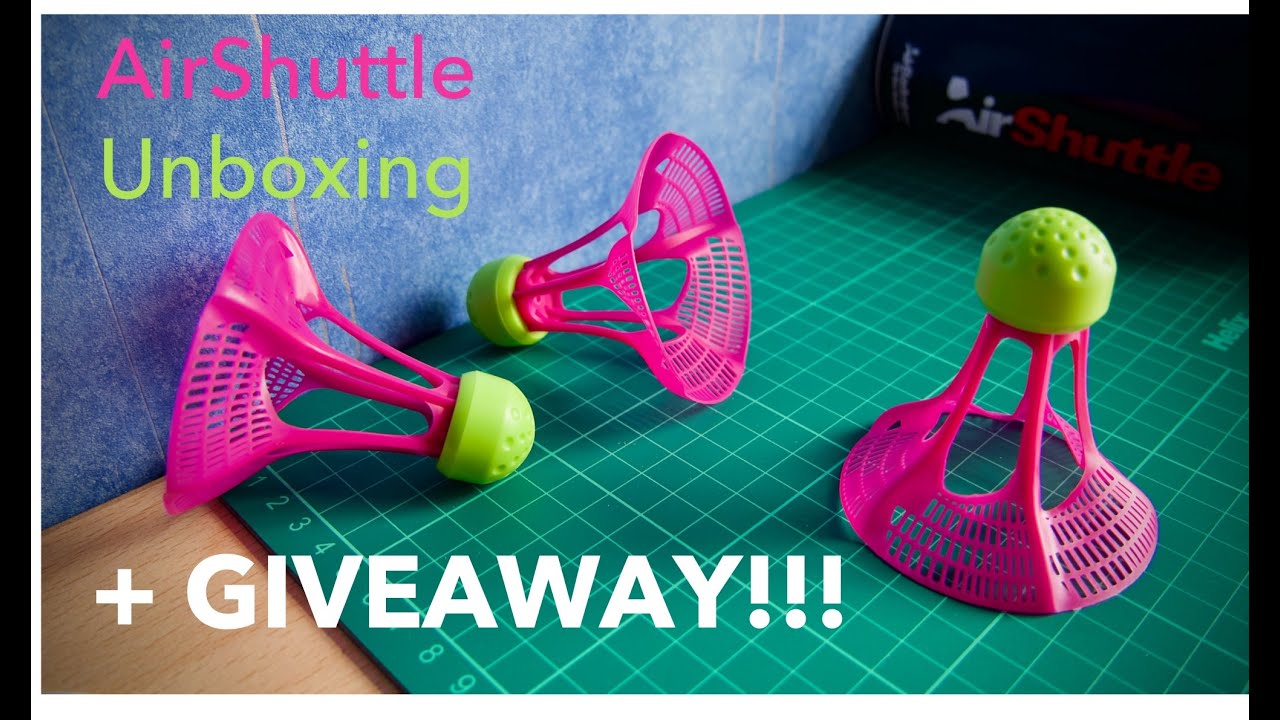 AirShuttle: GIVEAWAY and Unboxing - AirBadminton Shuttle Specs Review