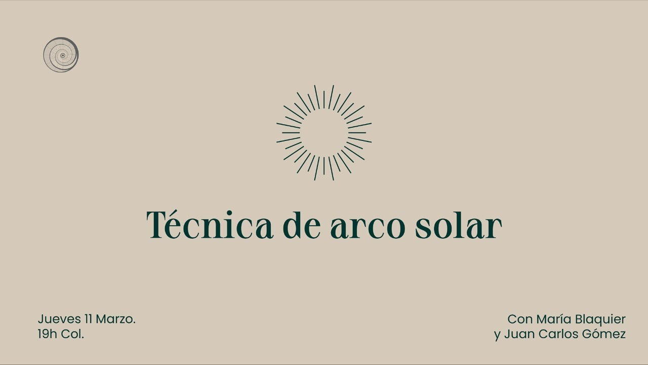 Arco Solar, con María Blaquier
