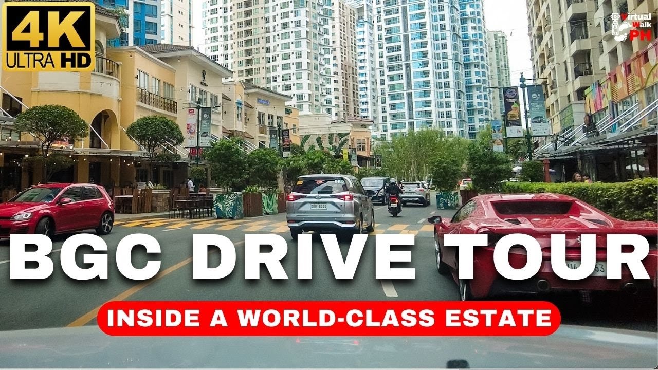 `[4K] AMAZING BGC Driving Tour | Inside a WORLD-CLASS Estate in the Philippines