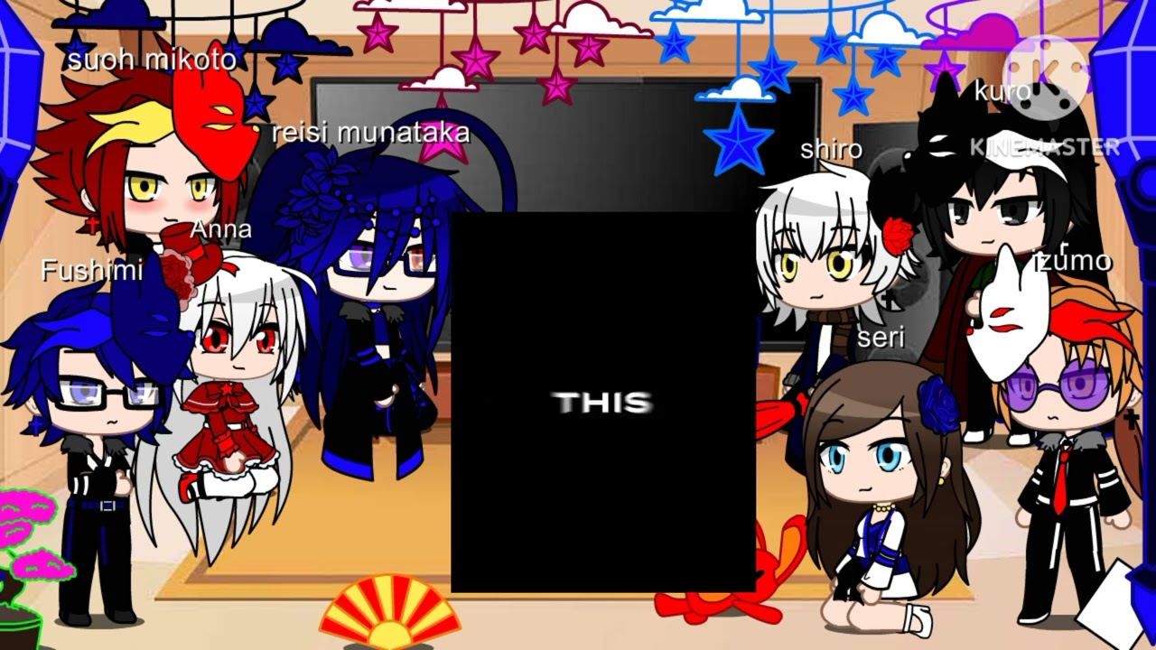 k project react to misaki as.... (1/1)gacha club!