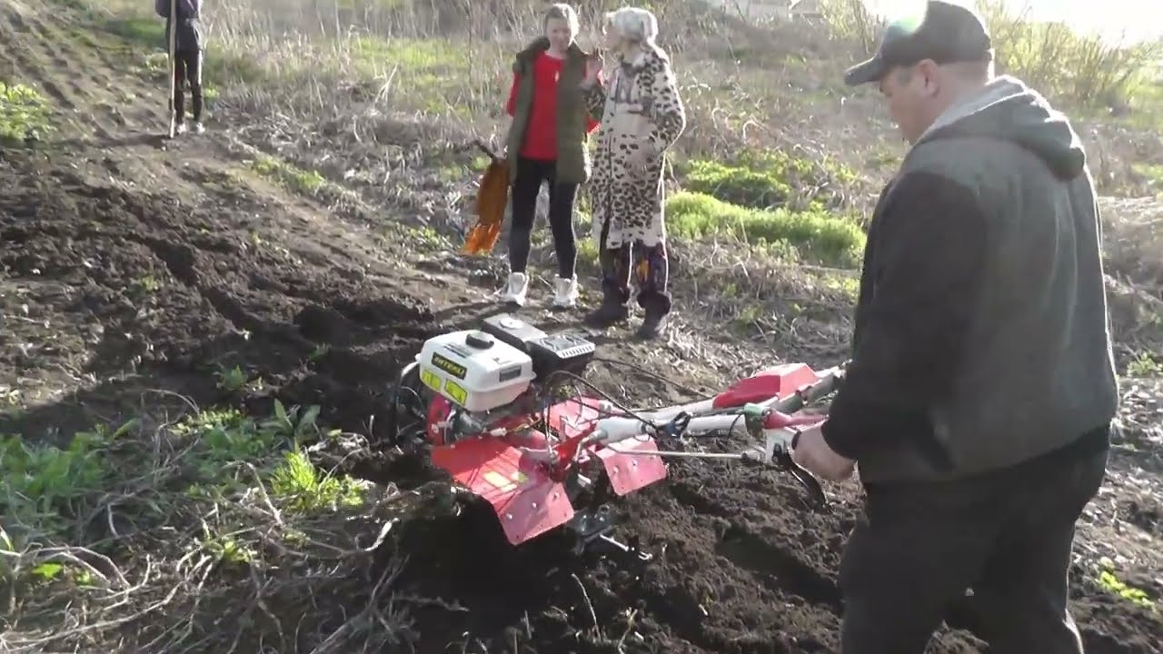 КУПИЛ МОТОБЛОК ..ПЕРВЫЙ ОПЫТ ФРЕЗЕРОВКИ ..ОТЗЫВ.