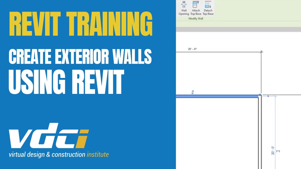 Revit Training: Create Exterior Walls Using Revit