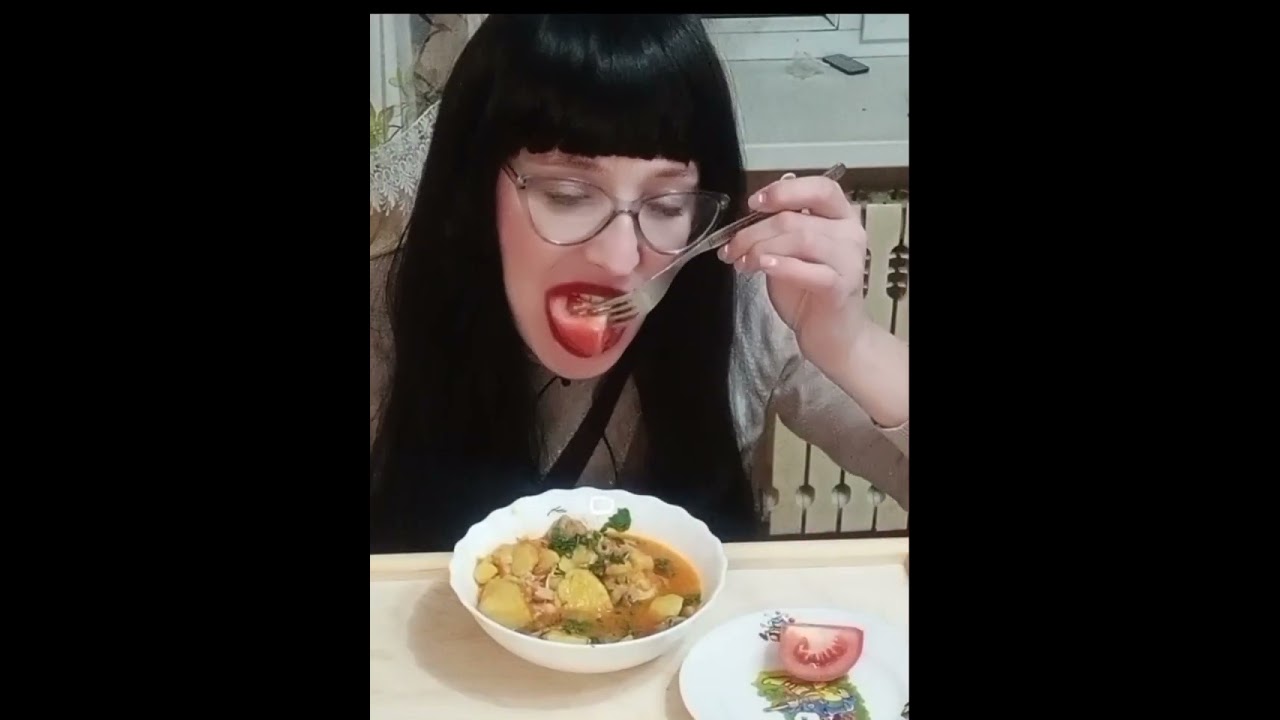 МУКБАНГ/ТУШОНАЯ КАРТОШКОЙ🍛🍛