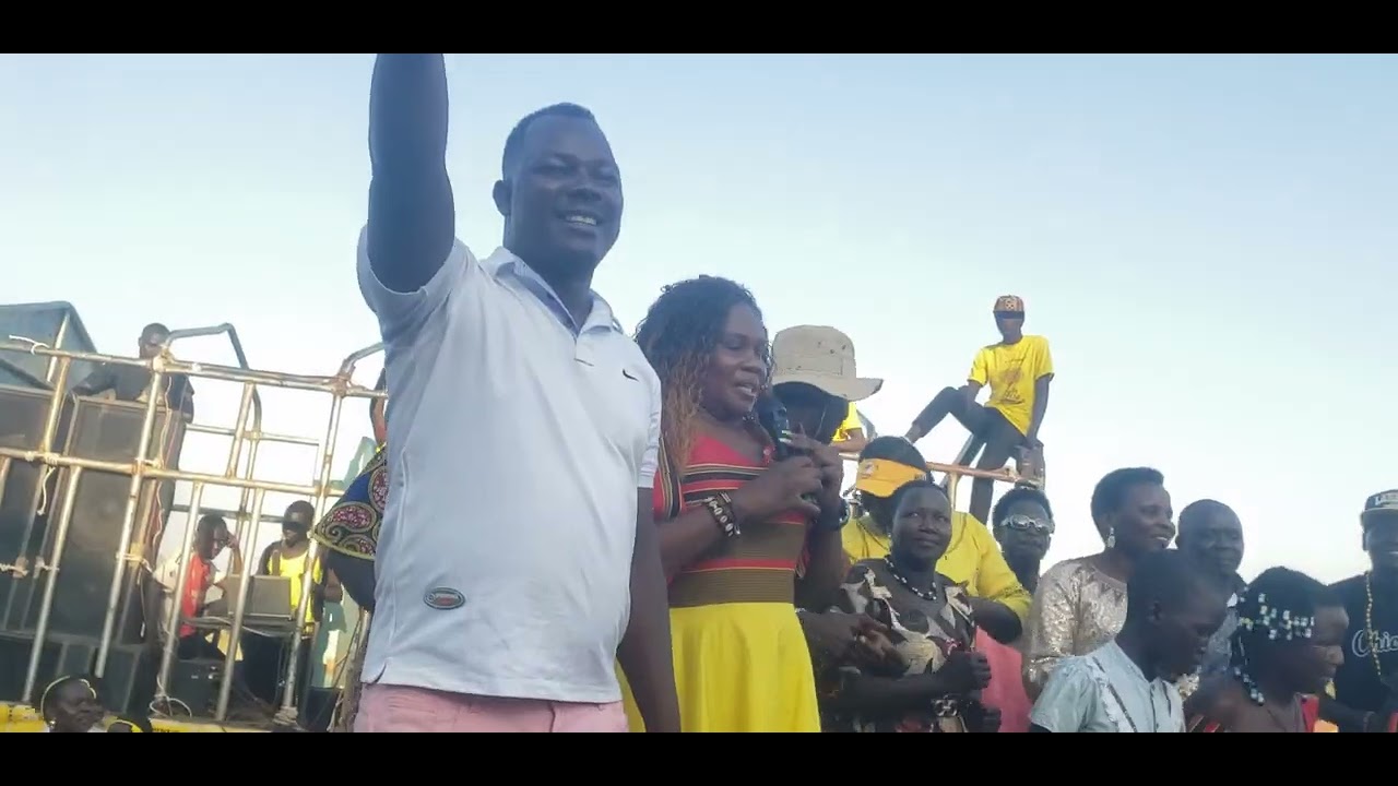 Minister Akori, Bosmic otim, Opio Twongweno and Sherry Princess. 