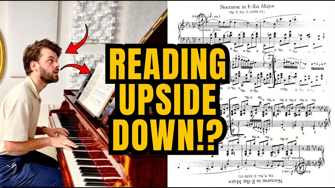 Chopin Nocturne Backwards and Upside Down Challenge