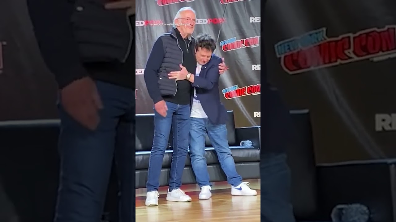 Back to the Future co-stars reunite at NYC Comic Con #shorts