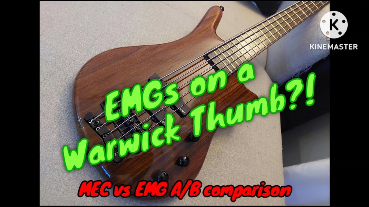 Warwick Thumb 5 BO pickup comparison (MEC vs EMG)