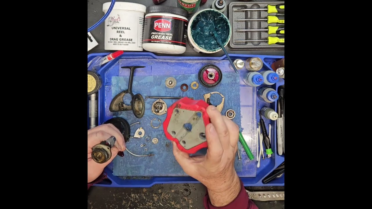 Vintage reel repair; DAM Quick 220, clean and lube. These reels are tanks!
