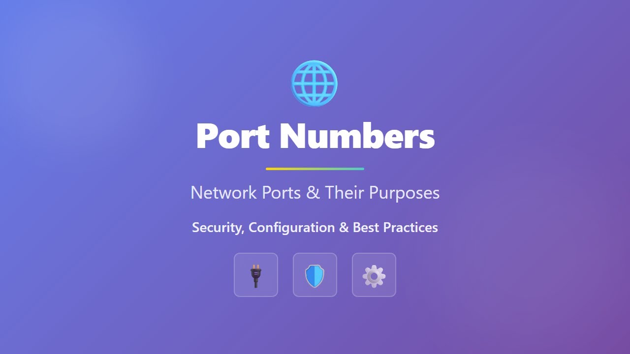 Port Numbers Explained: TCP, UDP, Security & Best Practices