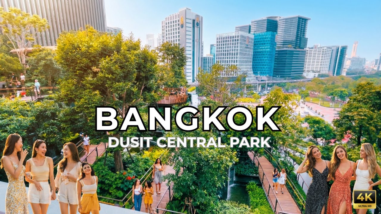 [4K HDR] Bangkok's Newest Landmark 2026: Relaxing Walk at Dusit Central Park (Sky Park) 